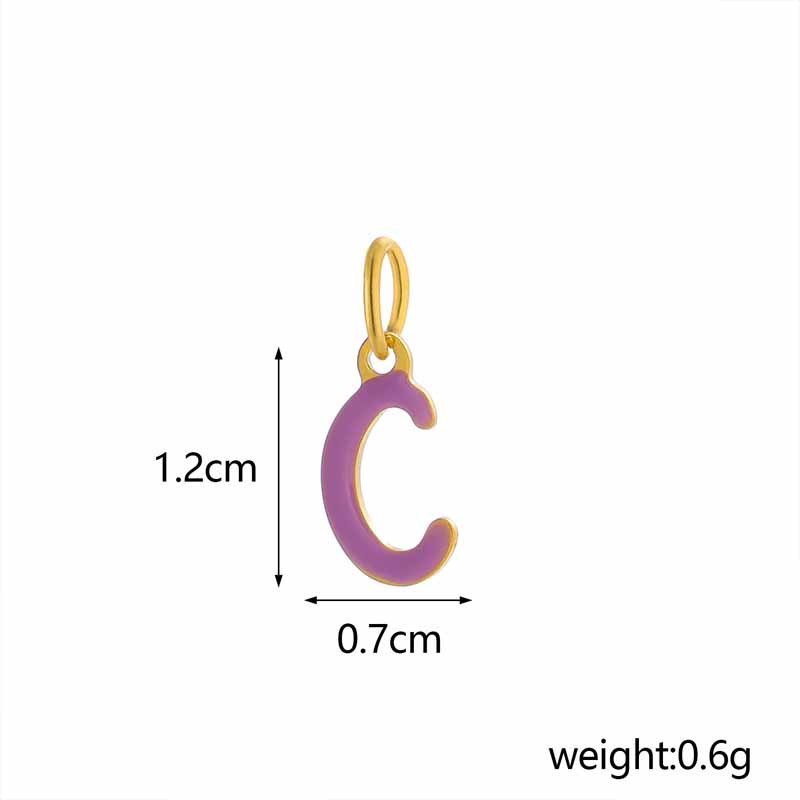 Adjustable pearl nipple decoration - custom colored letters