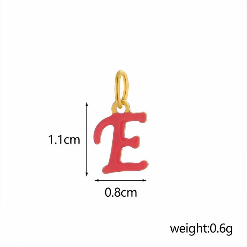 Adjustable pearl nipple decoration - custom colored letters