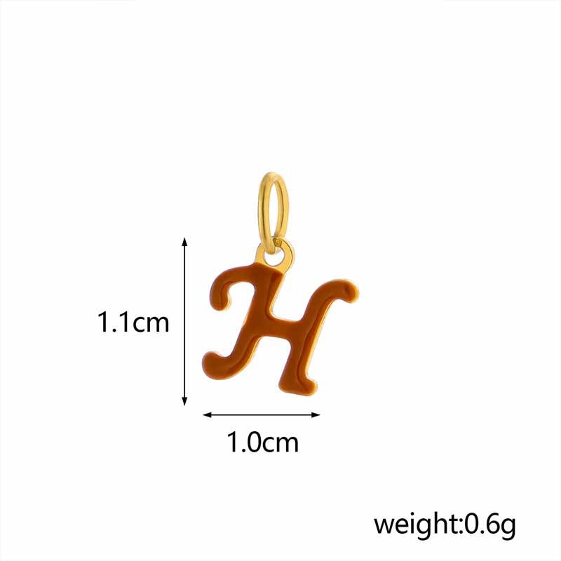 Adjustable pearl nipple decoration - custom colored letters