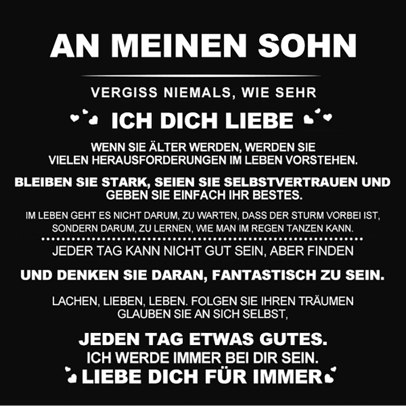 An meinen Sohn - Tigerauge-Schutzlederarmband-Thyye