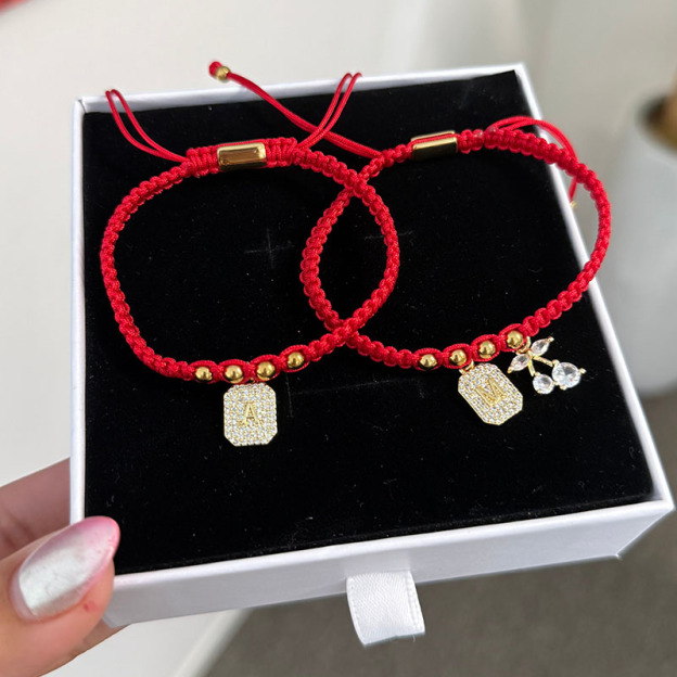 Alphabet Couple Bracelet-Thyye