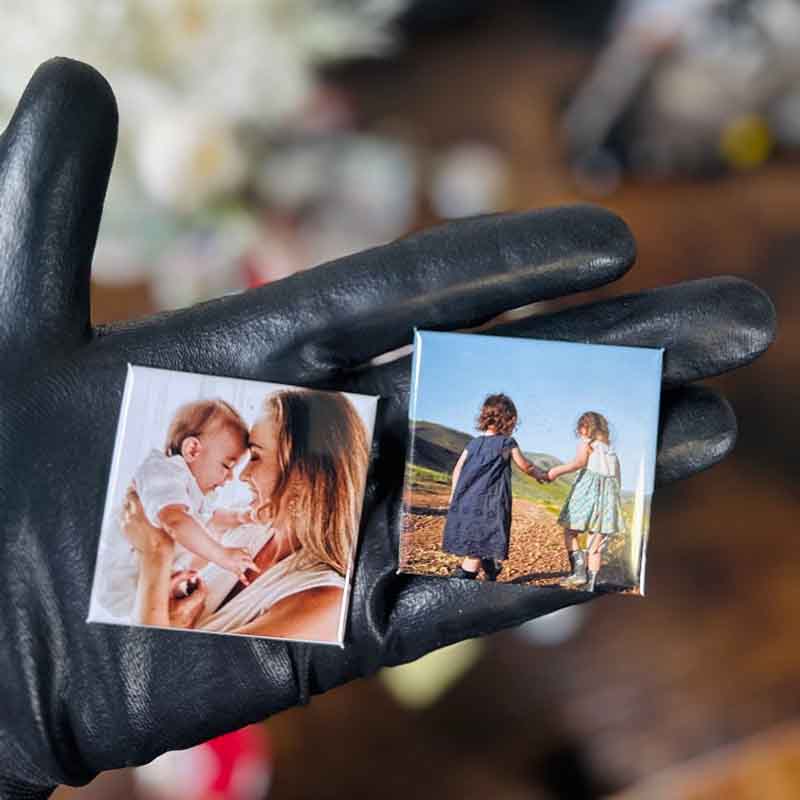 Square Customized High Quality Photo Fridge Magnets-Thyye