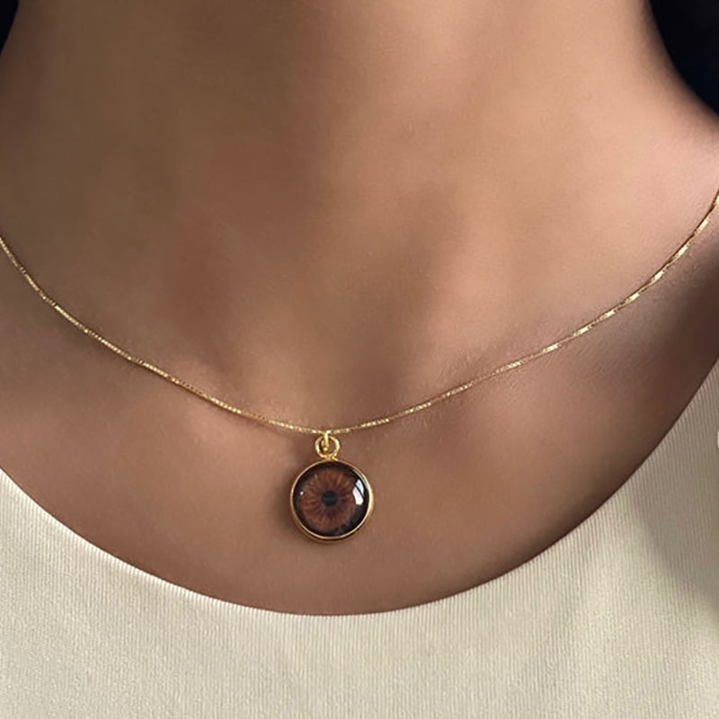 Custom Eyeball Necklace-Thyye