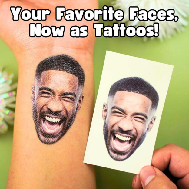 Custom Photo Face Temporary Tattoo-Thyye