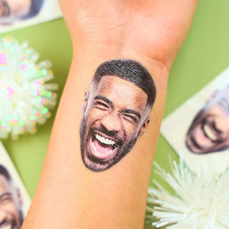 Custom Photo Face Temporary Tattoo-Thyye