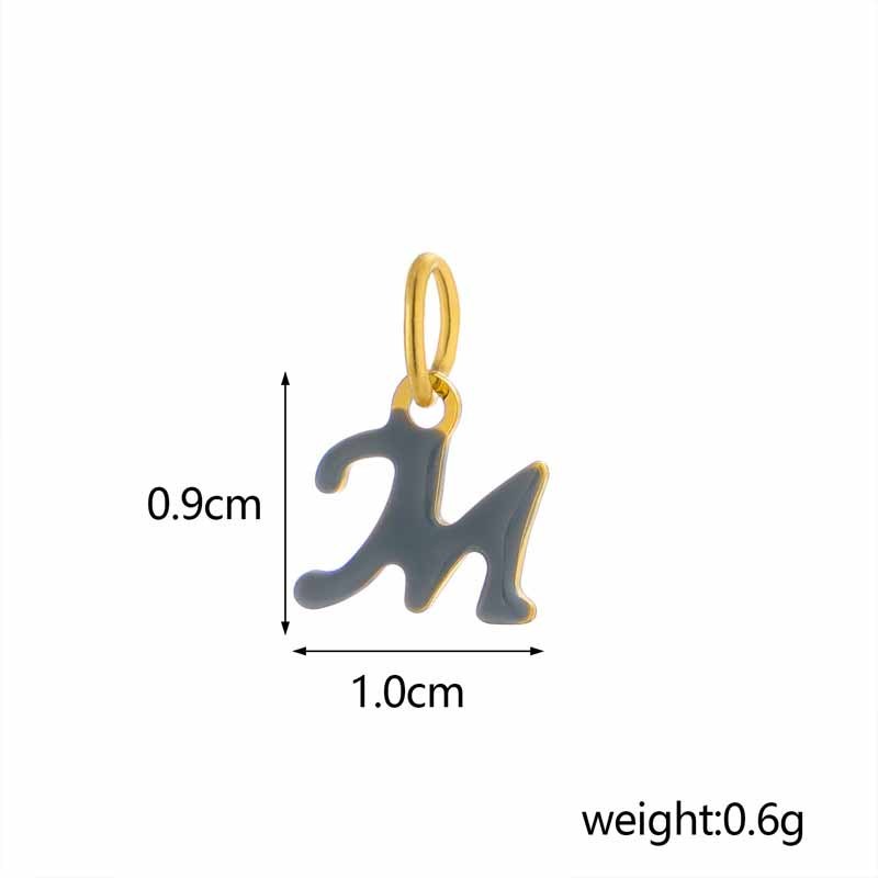 Adjustable pearl nipple decoration - custom colored letters