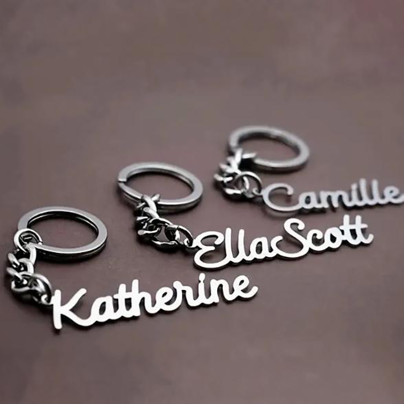 Name letter keychain-Thyye