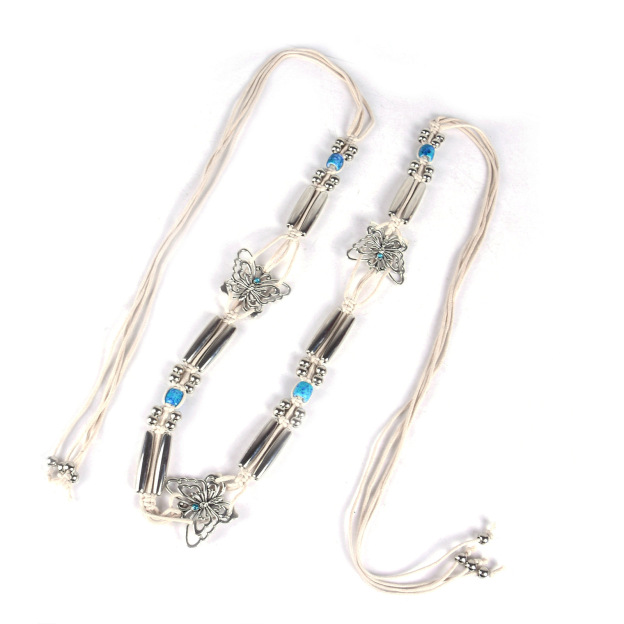 Turquoise Bloom Macramé 