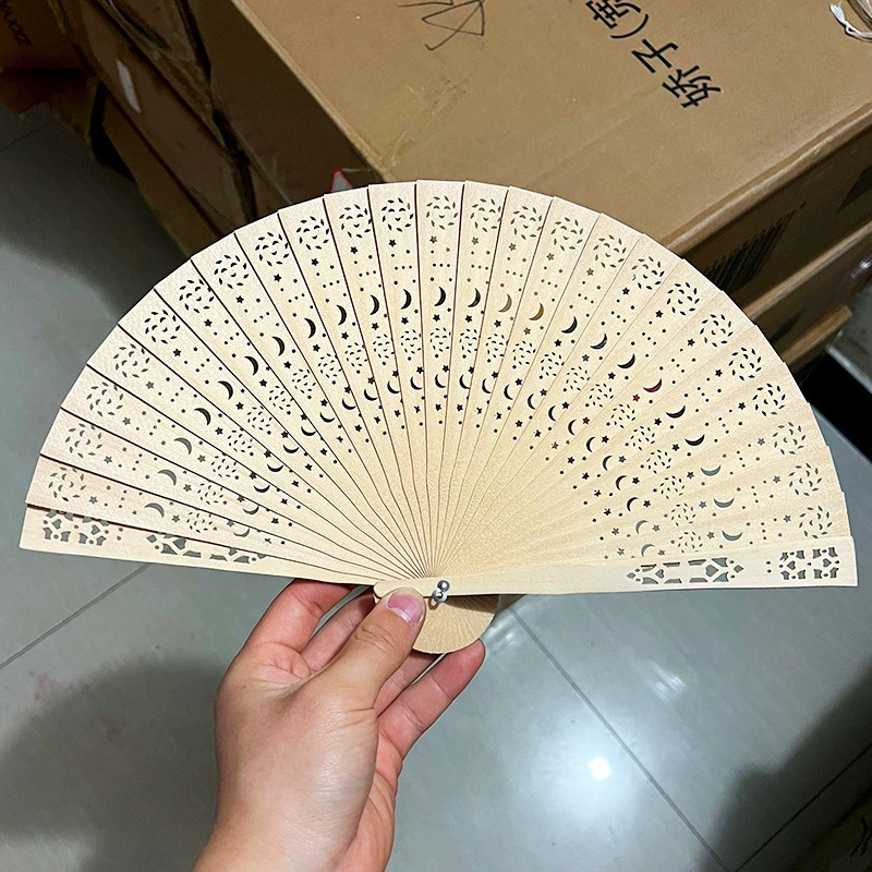 Custom hollow folding fan-Thyye