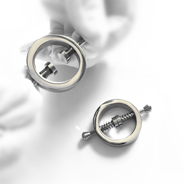 Adjustable spring nipple clamps-Thyye