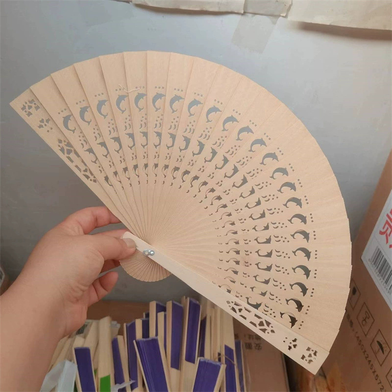Custom hollow folding fan-Thyye