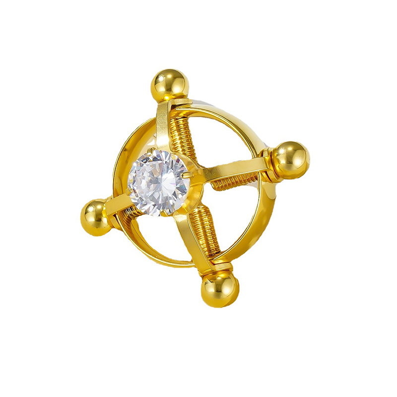Titanium steel adjustable nipple ring-Thyye