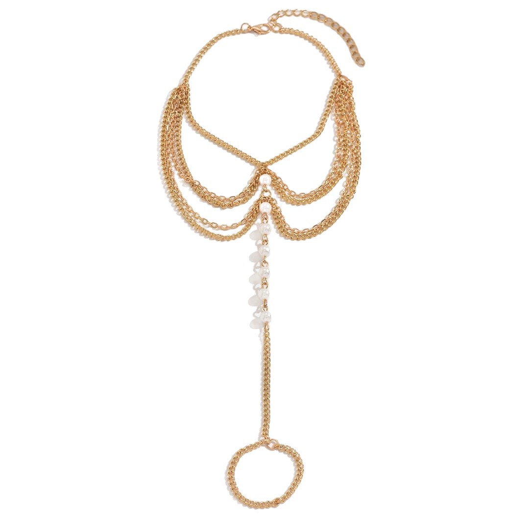 Bohemian style multi-layer chain