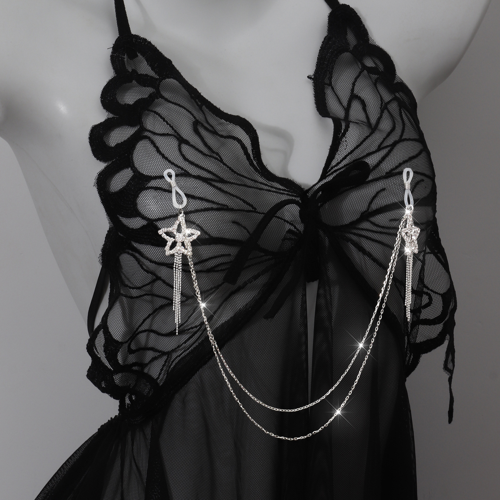 Stellar Crystal Drape Torso Chain