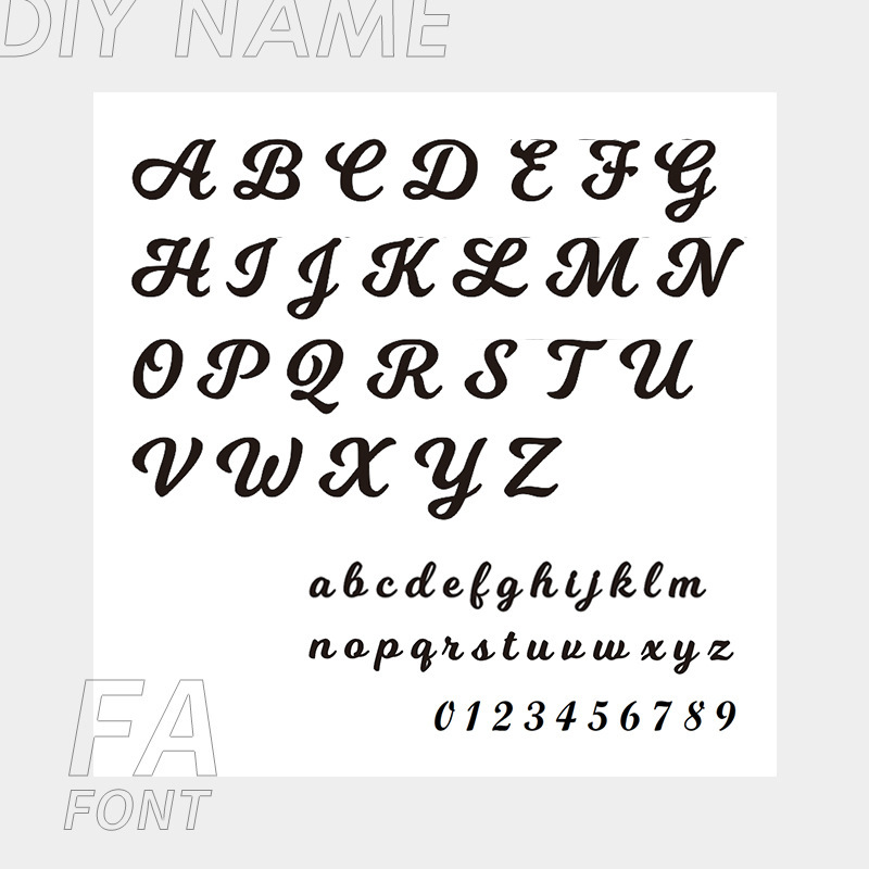 Personalized letter earrings-Thyye