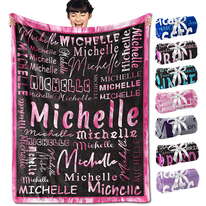 Personalized & Customizable Name Blanket