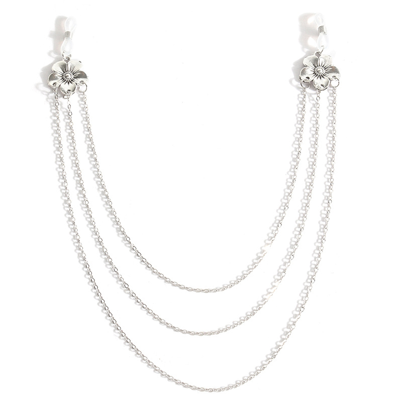 Silver Blossom Tiered Torso Chain