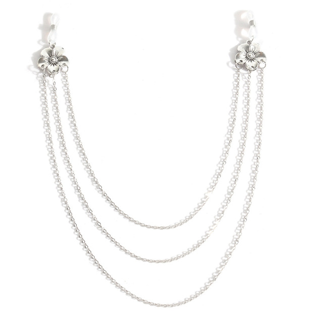 Silver Blossom Tiered Torso Chain