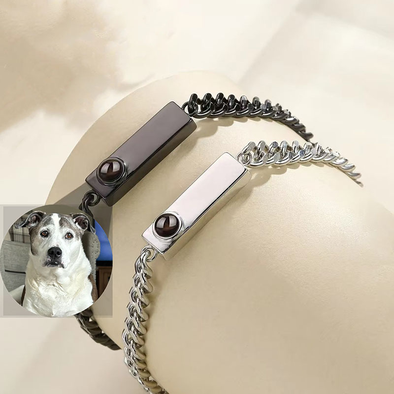 Engraved HD color photo projection bracelet-Thyye