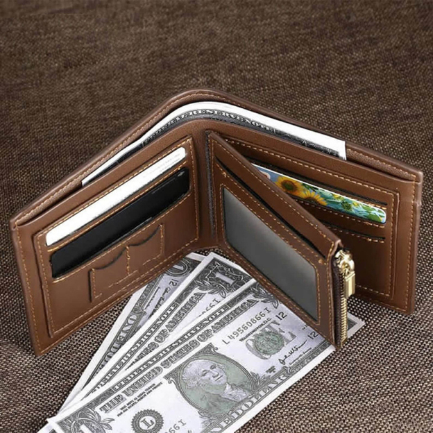 DIY Photo Sketch Lettering Wallet Christmas Gift-Thyye