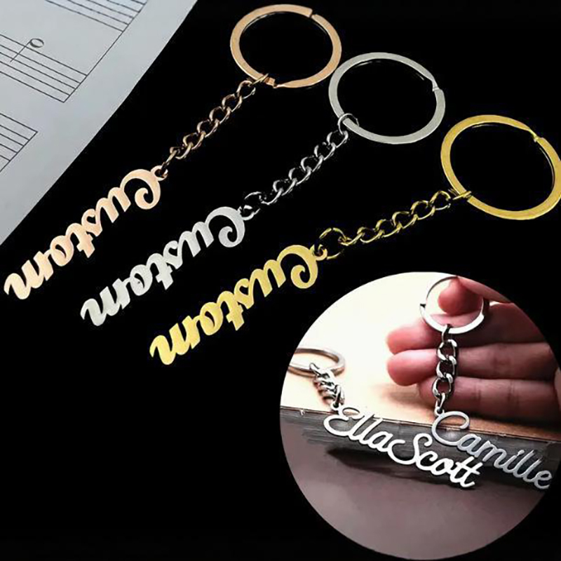 Name letter keychain-Thyye