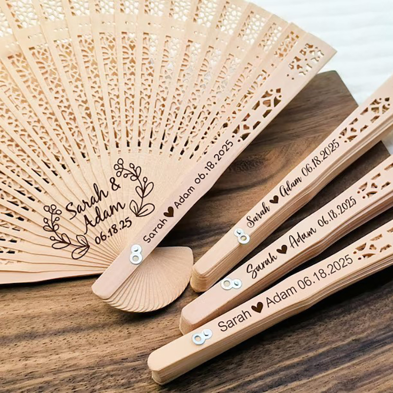Custom hollow folding fan-Thyye