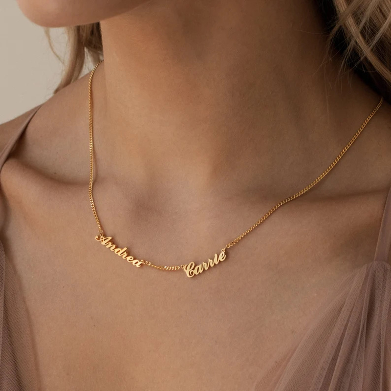 Customized multi-name necklace-Thyye