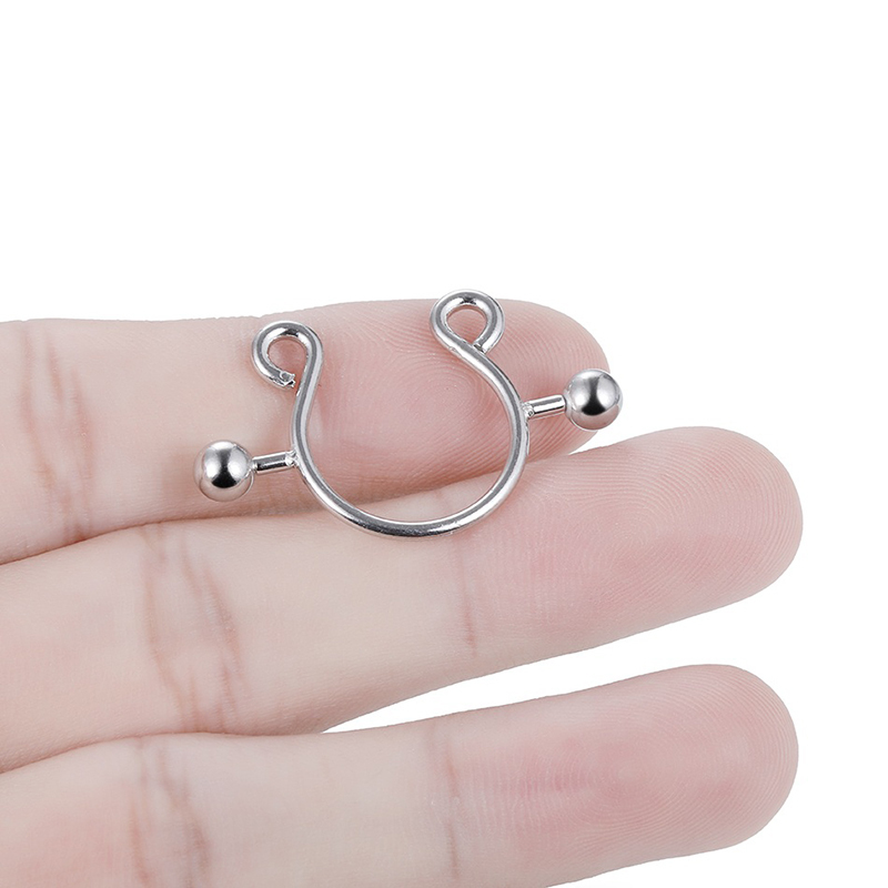 Sexy fake nipple piercing clips -Thyye