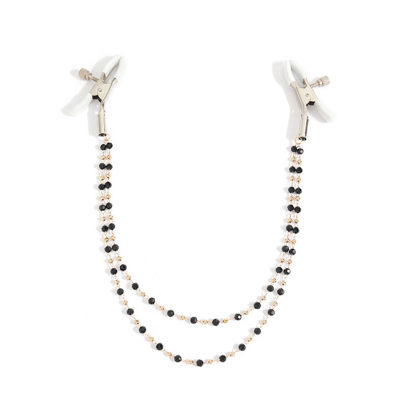 Onyx & Gold Tiered Torso Chain