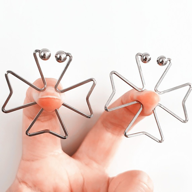 Four-leaf clover non-piercing nipple clamp-Thyye