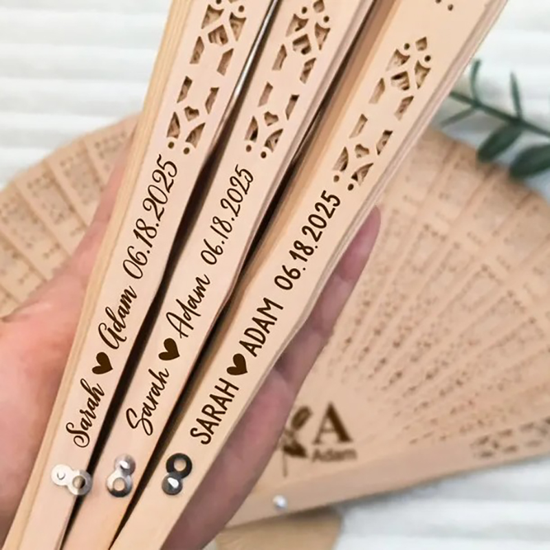 Custom hollow folding fan-Thyye