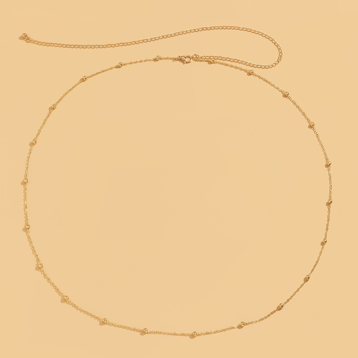 Sexy geometric beaded body chain