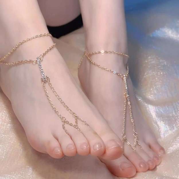 Ethnic style COS anklet