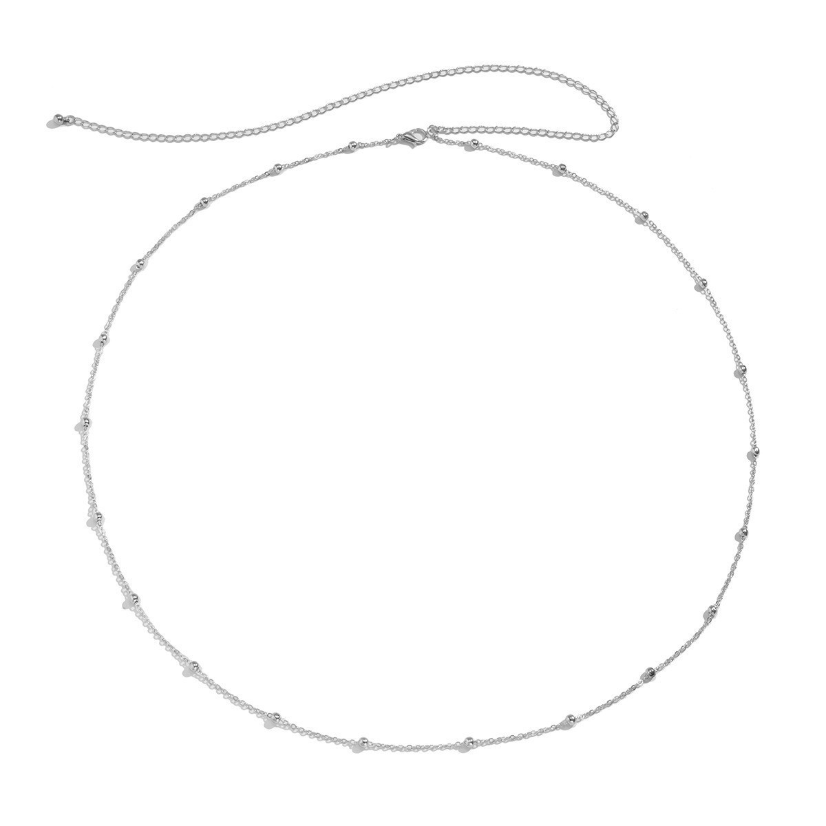 Sexy geometric beaded body chain