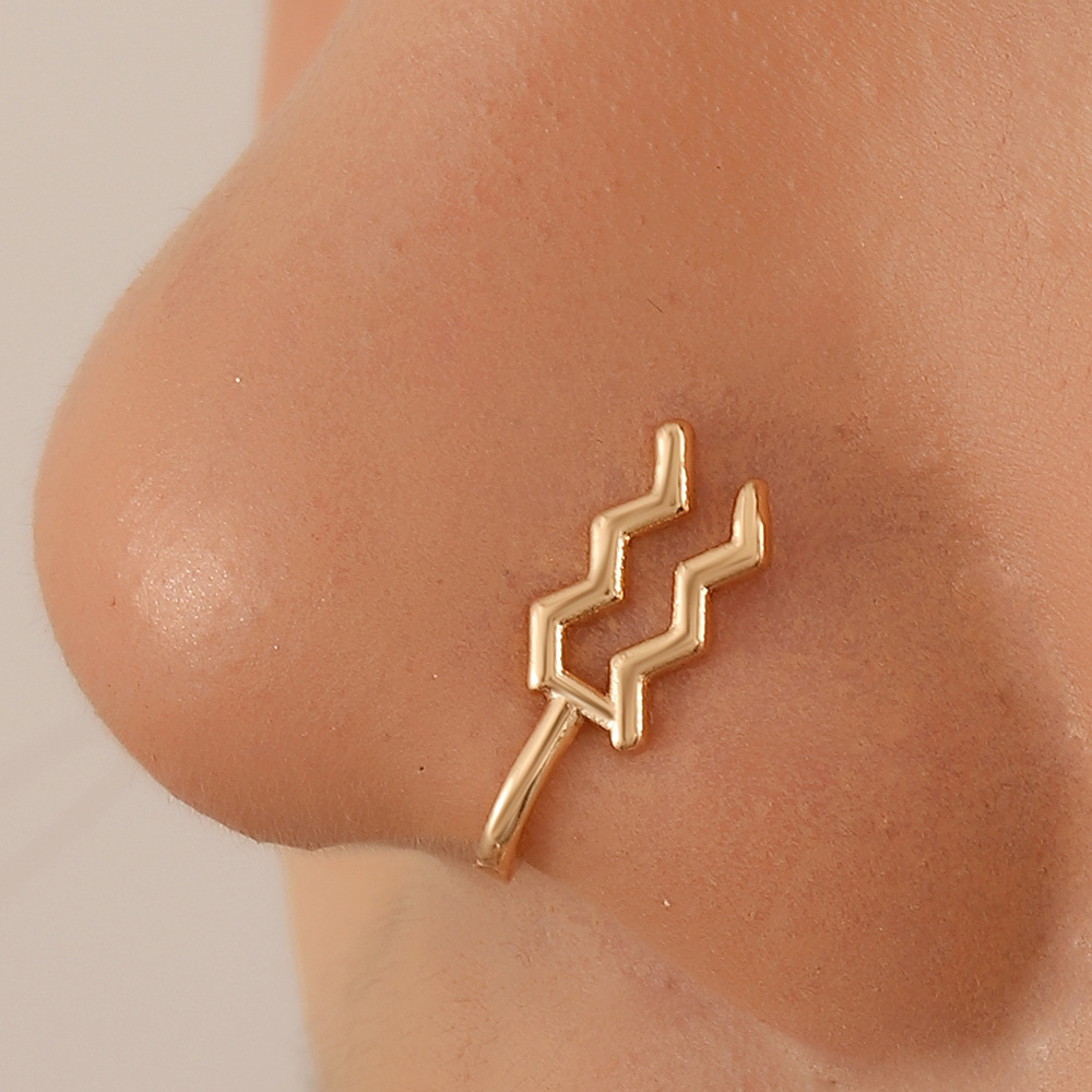 12 constellations piercing-free nose clip