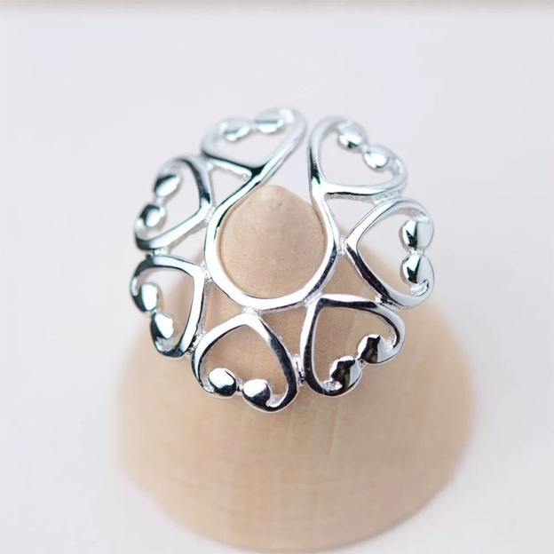 Stainless steel hollow heart-shaped clip-Thyye