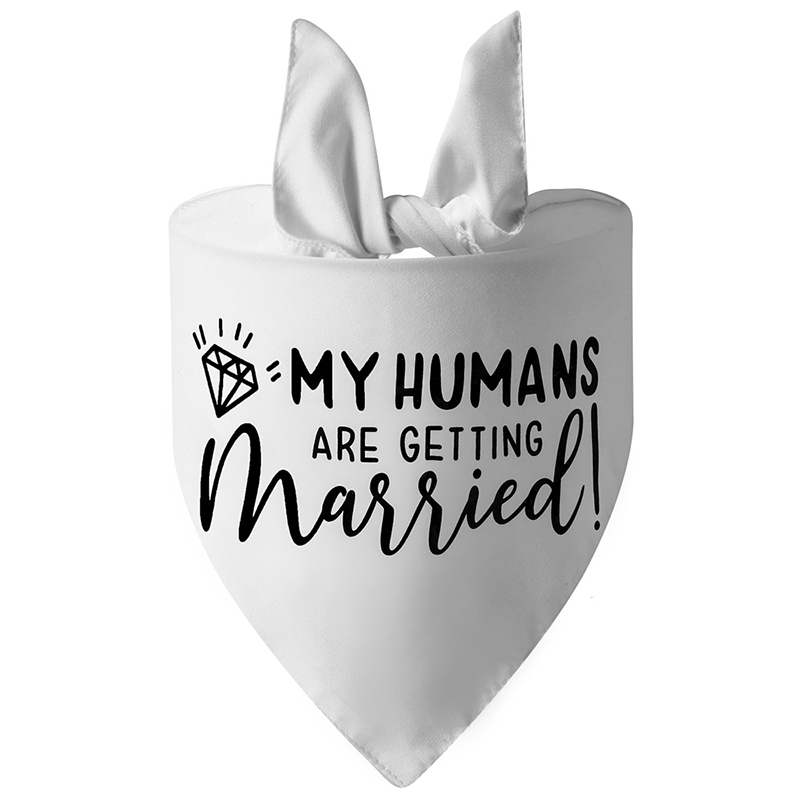 Wedding pet triangle scarf customization-Thyye