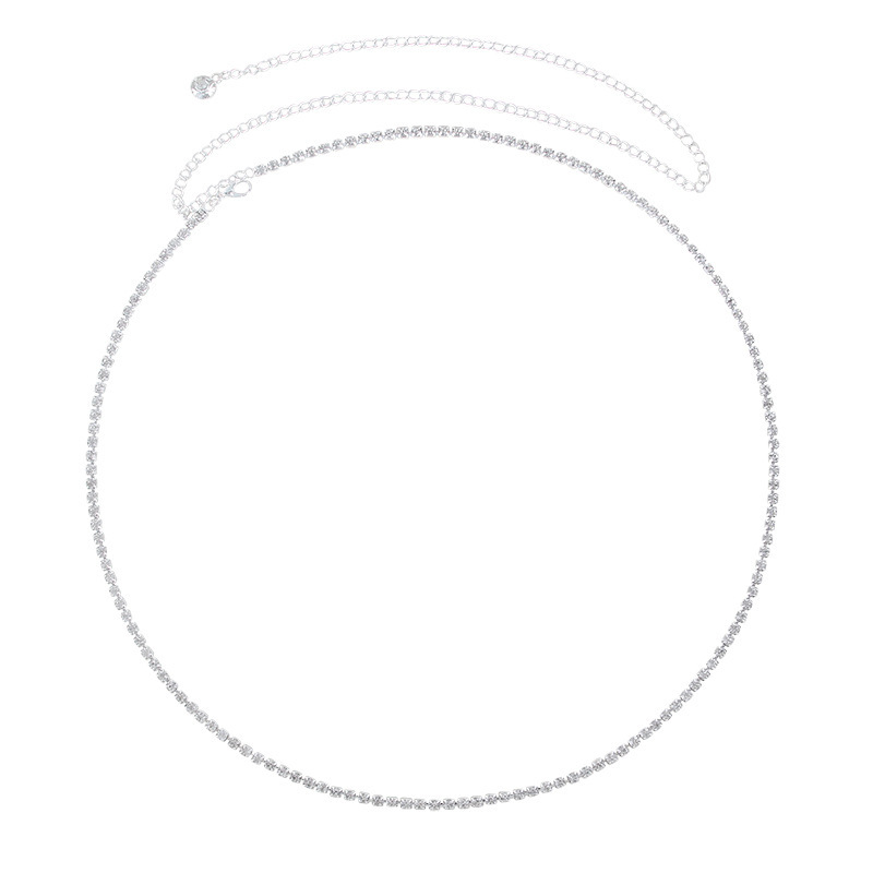 Silver Diamond Star Loop