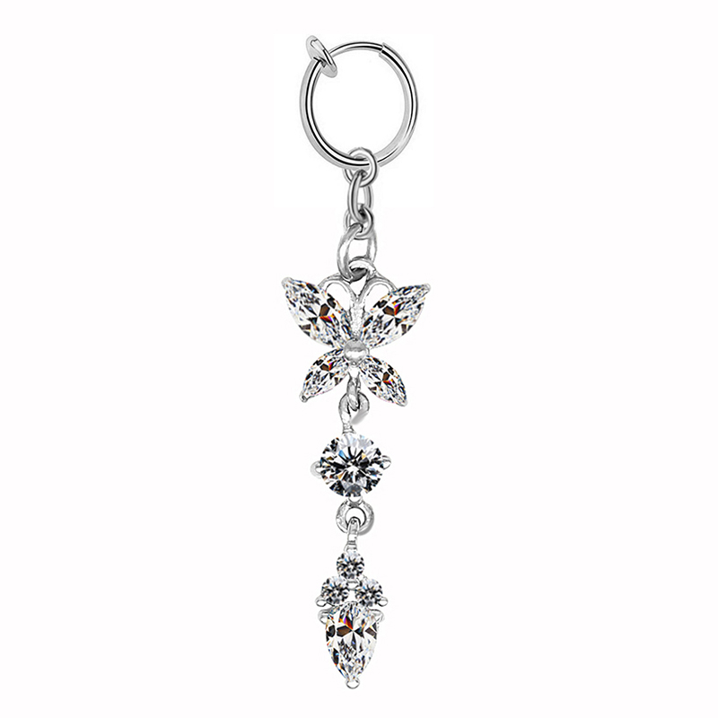 Butterfly belly button ring-Thyye