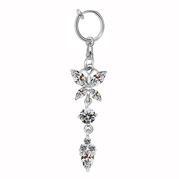 Butterfly belly button ring-Thyye