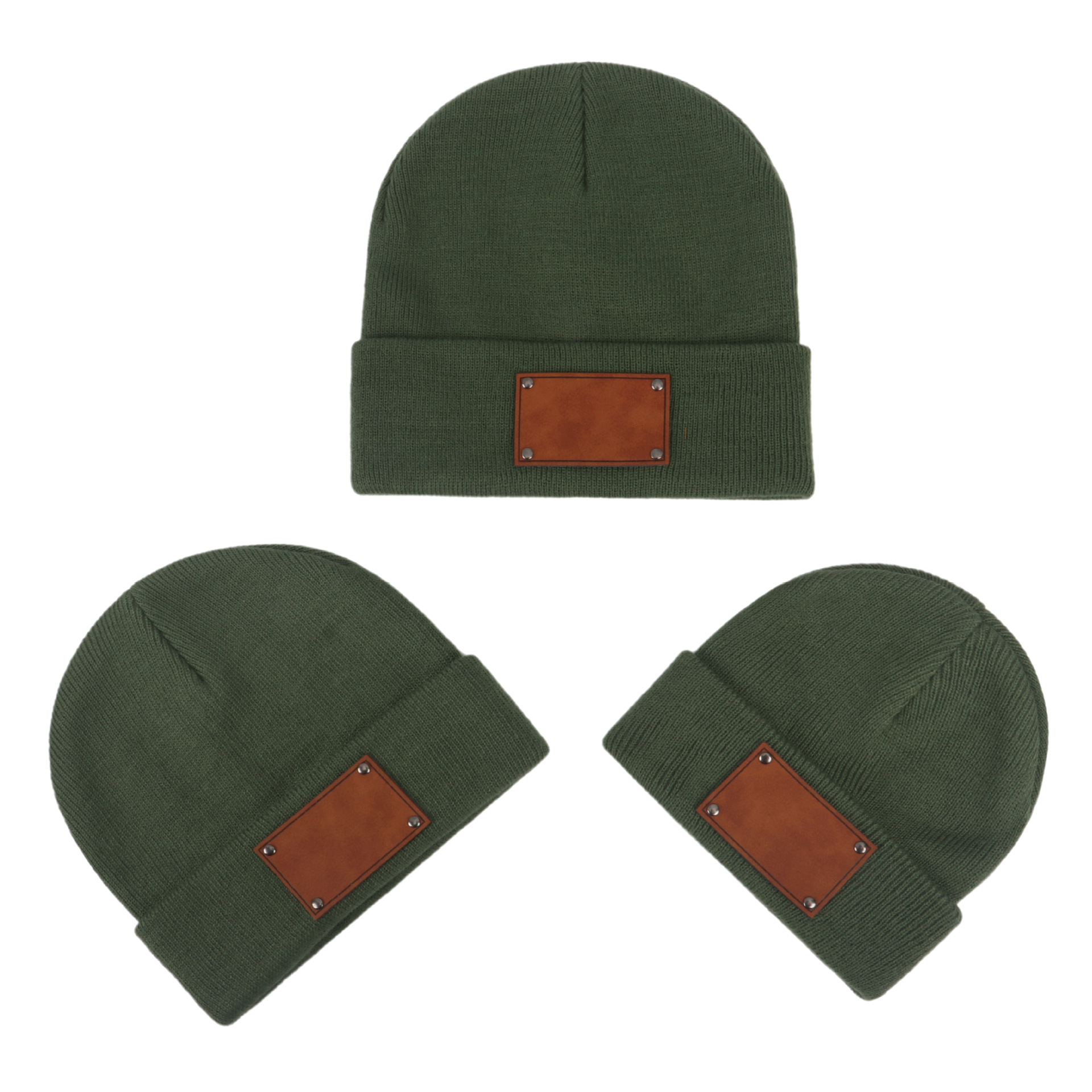 Engravable knitted warm beanie-Thyye