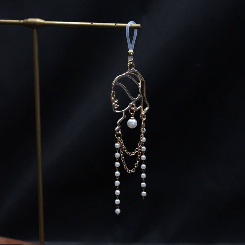 Gold tassel oil painting girl nipple ring nipple clamp-Thyye