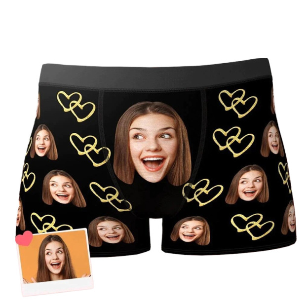 Face with Texts Boxer Briefs-Thyye