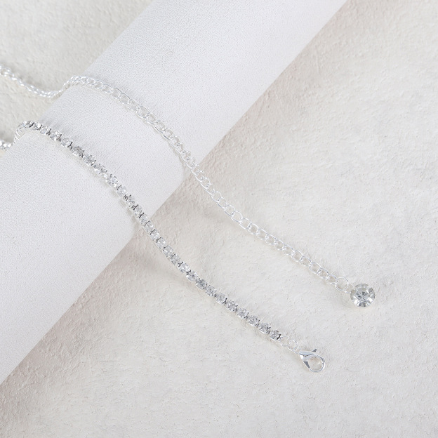 Silver Diamond Star Loop