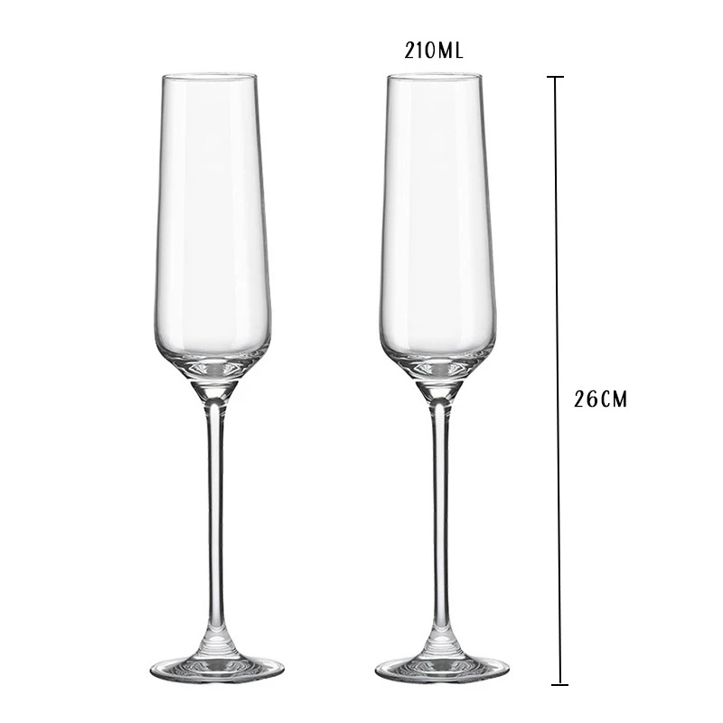Custom crystal glass champagne flute-Thyye