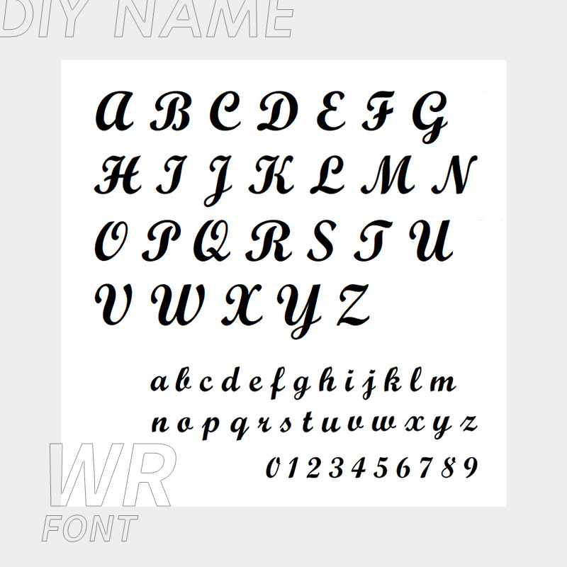 Personalized letter earrings-Thyye