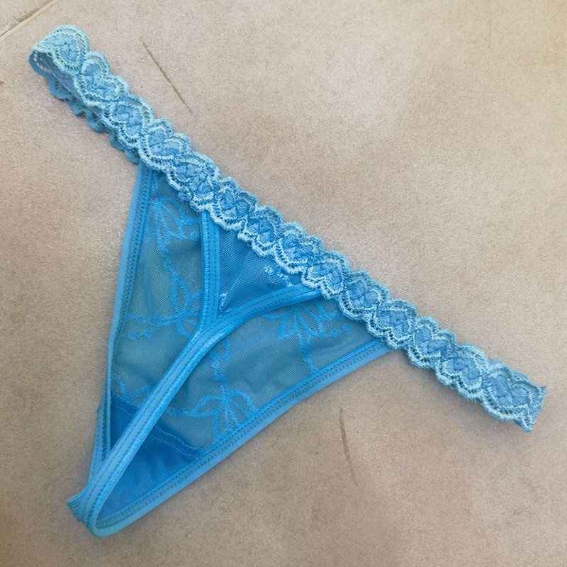 Custom lettering thong