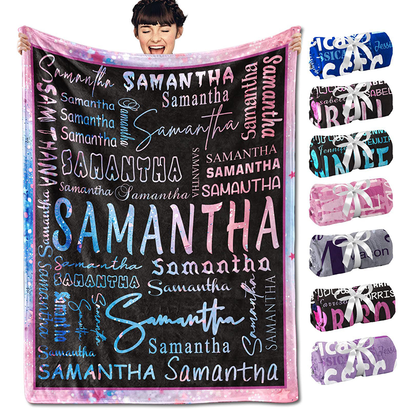 Personalized & Customizable Name Blanket