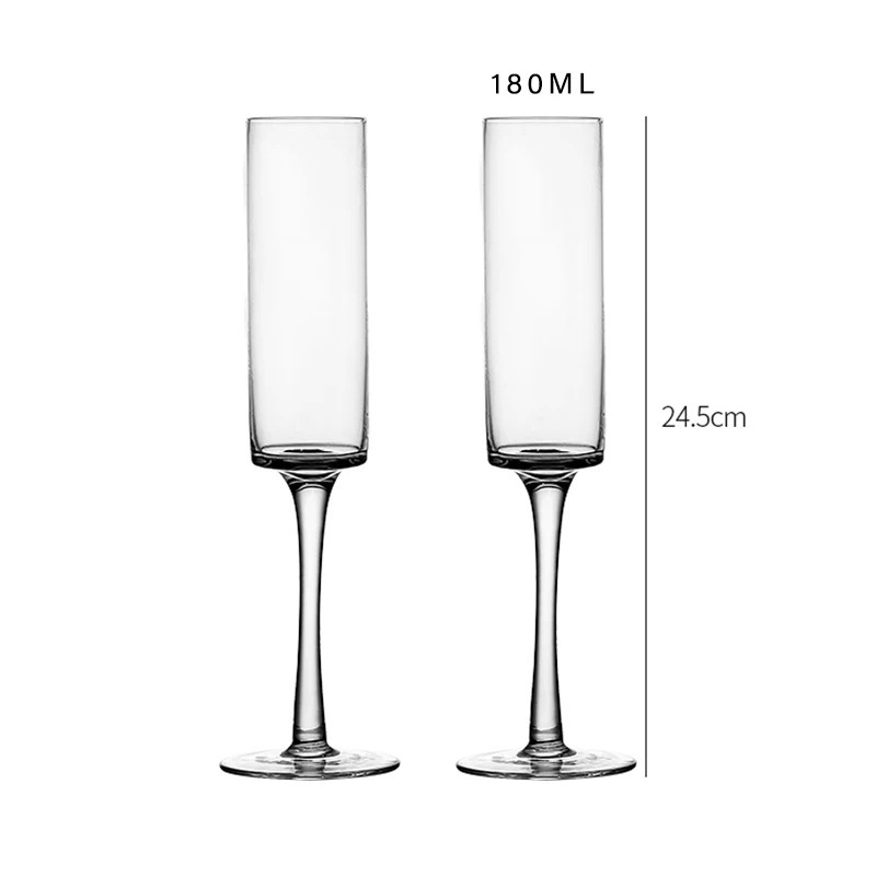 Custom crystal glass champagne flute-Thyye