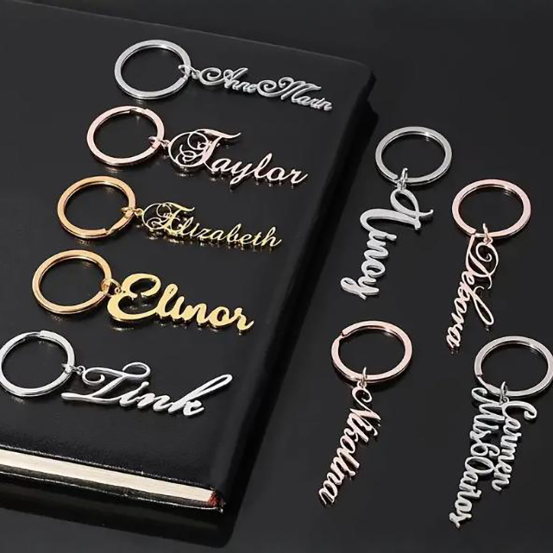 Name letter keychain-Thyye